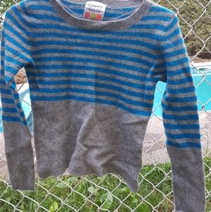 Lined cashmere sweater